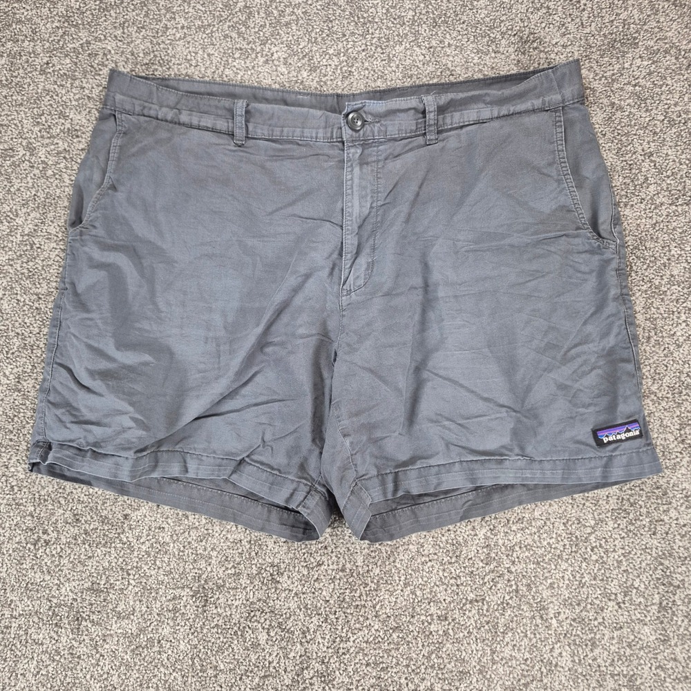 Patagonia Lightweight All Hemp Short Mens 38 Gray 6" Inseam Organic Cotton